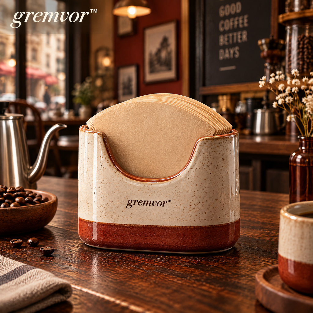 𝒈𝒓𝒆𝒎𝒗𝒐𝒓™ Ceramic Coffee Filter Paper Holder