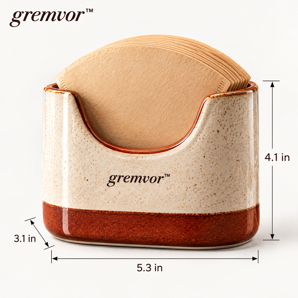 𝒈𝒓𝒆𝒎𝒗𝒐𝒓™ Ceramic Coffee Filter Paper Holder