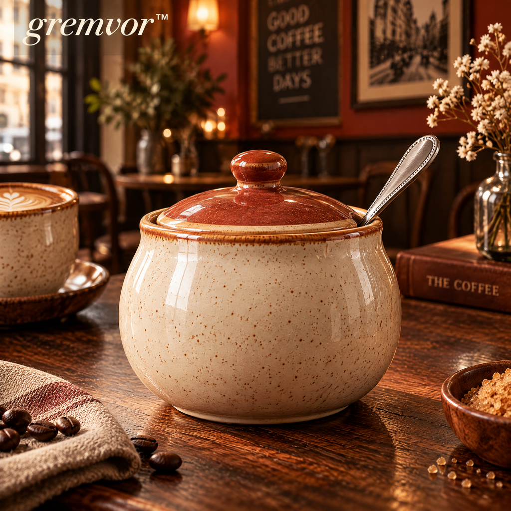 𝒈𝒓𝒆𝒎𝒗𝒐𝒓™ Ceramic Sugar Bowl with Lid
