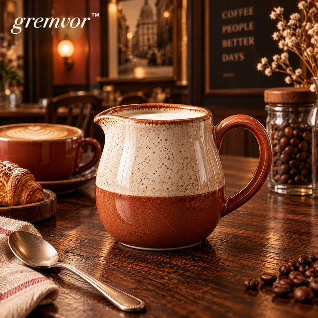 𝒈𝒓𝒆𝒎𝒗𝒐𝒓™ Ceramic Milk & Cream Pitcher