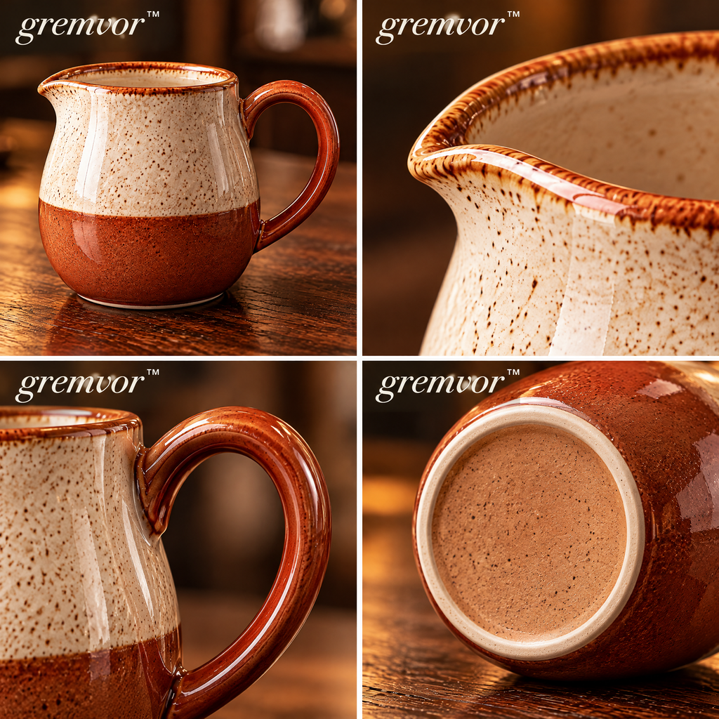 𝒈𝒓𝒆𝒎𝒗𝒐𝒓™ Ceramic Milk & Cream Pitcher