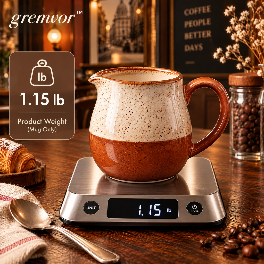 𝒈𝒓𝒆𝒎𝒗𝒐𝒓™ Ceramic Milk & Cream Pitcher