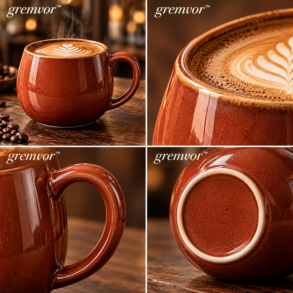 𝒈𝒓𝒆𝒎𝒗𝒐𝒓™ Rounded Ceramic Coffee Mug