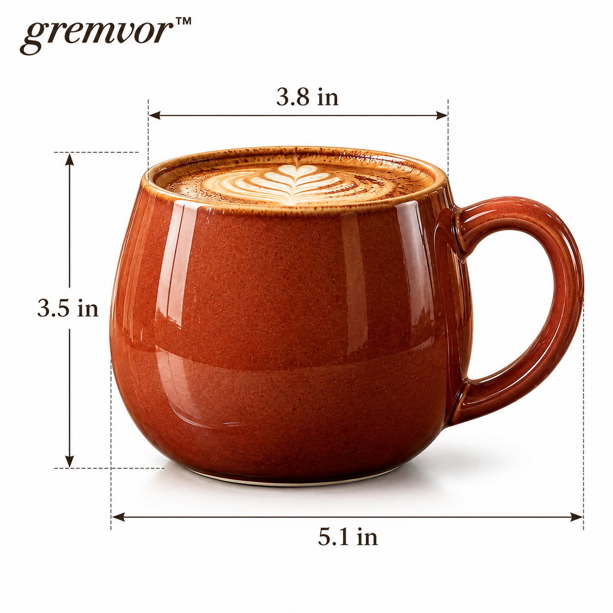 𝒈𝒓𝒆𝒎𝒗𝒐𝒓™ Rounded Ceramic Coffee Mug