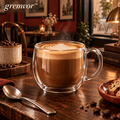 𝒈𝒓𝒆𝒎𝒗𝒐𝒓™ Double-Wall Glass Coffee Cup