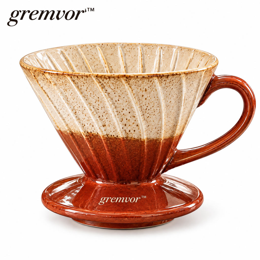 𝒈𝒓𝒆𝒎𝒗𝒐𝒓™ Ceramic Pour-Over Coffee Dripper