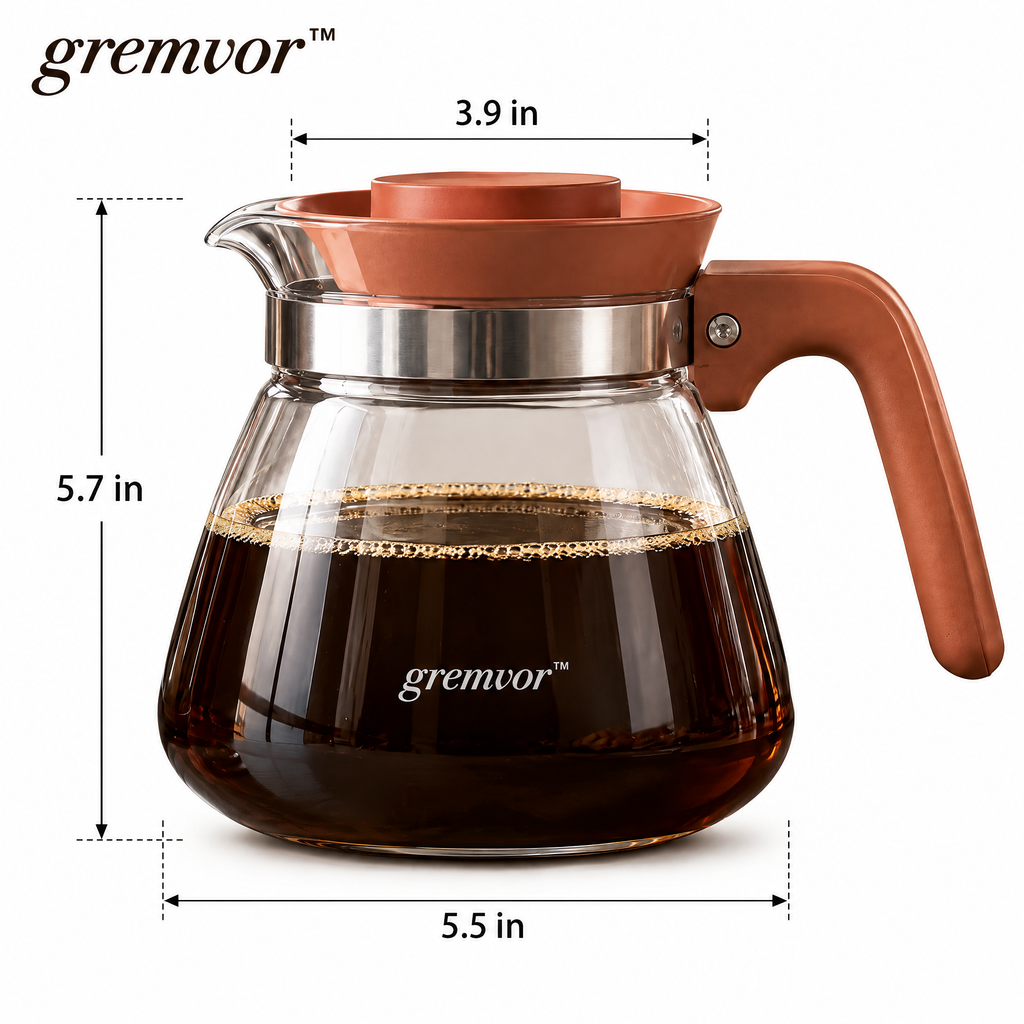 𝒈𝒓𝒆𝒎𝒗𝒐𝒓™ Glass Coffee Server