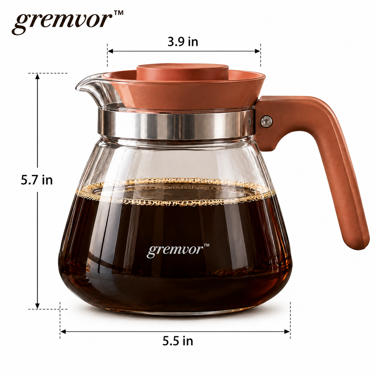 𝒈𝒓𝒆𝒎𝒗𝒐𝒓™ Glass Coffee Server
