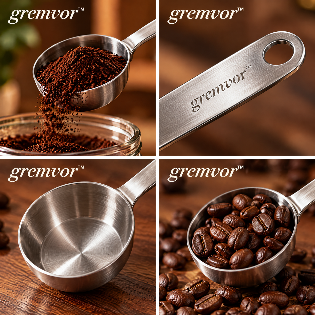 𝒈𝒓𝒆𝒎𝒗𝒐𝒓™ Stainless Steel Coffee Scoop